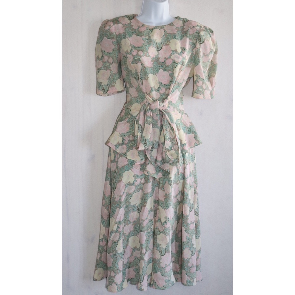 Vintage Floral Jamie Dress Sz 11